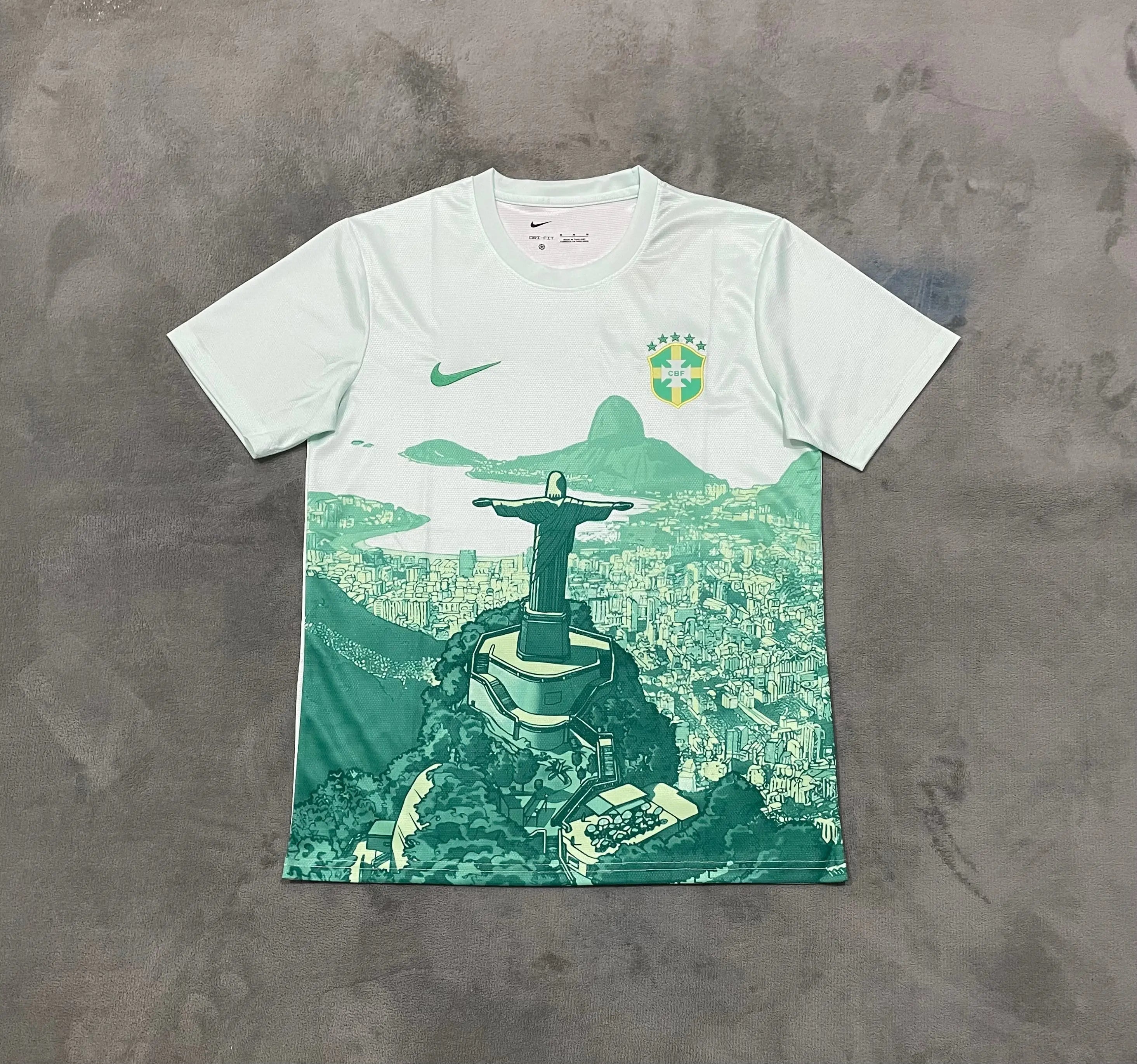 Maillot brésil vert concept 2035 kronosfoot