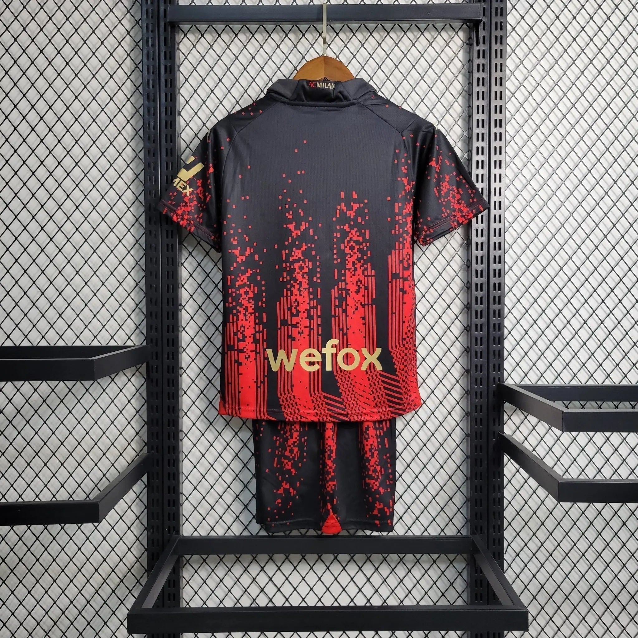 AC Milan maillot Extérieur ensemble Enfant 2023/2024 L'Univers Du Maillot