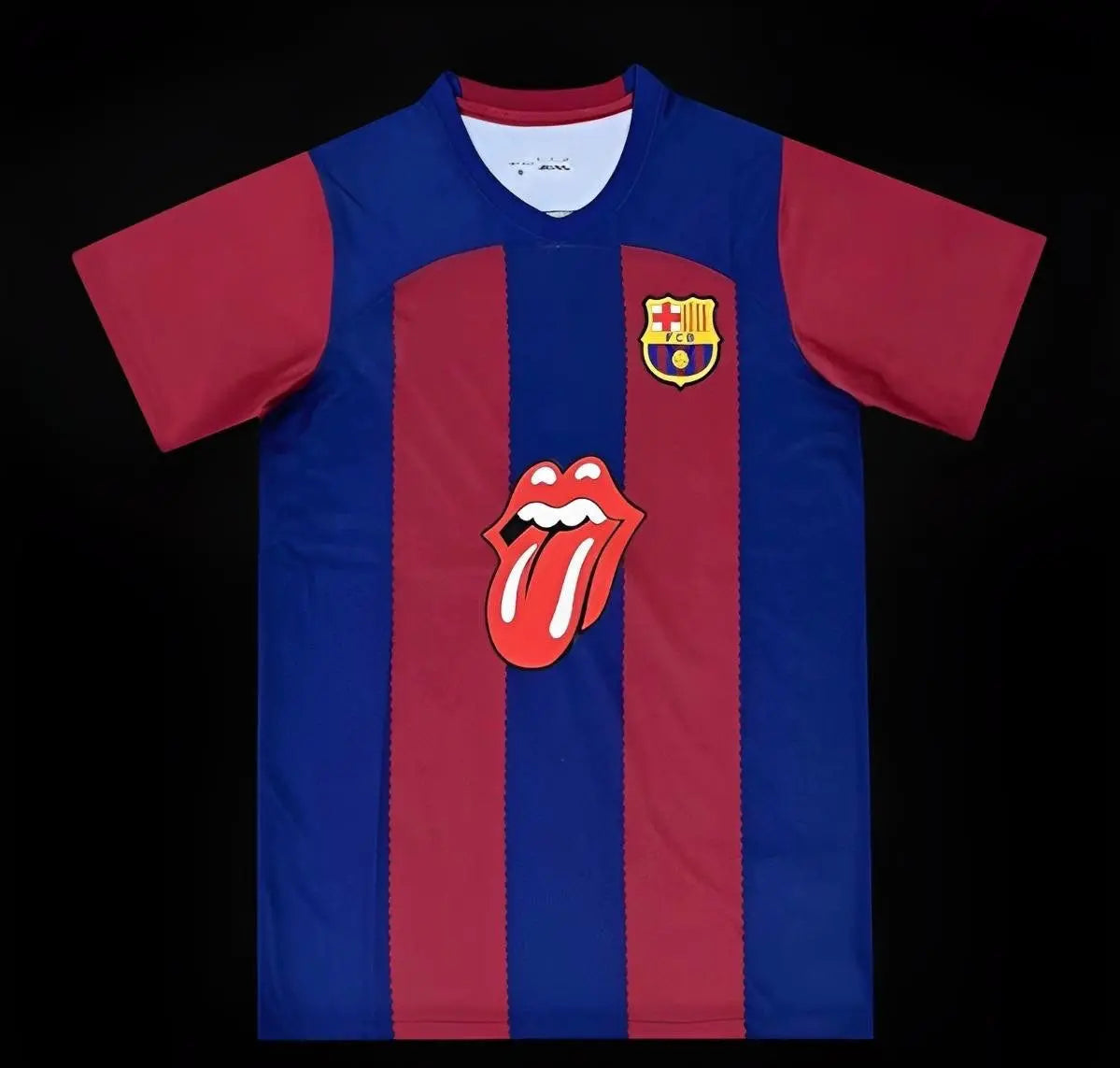 FC Barcelone maillot Édition spéciale Rolling Stones 2023 2024 L'Univers Du Maillot