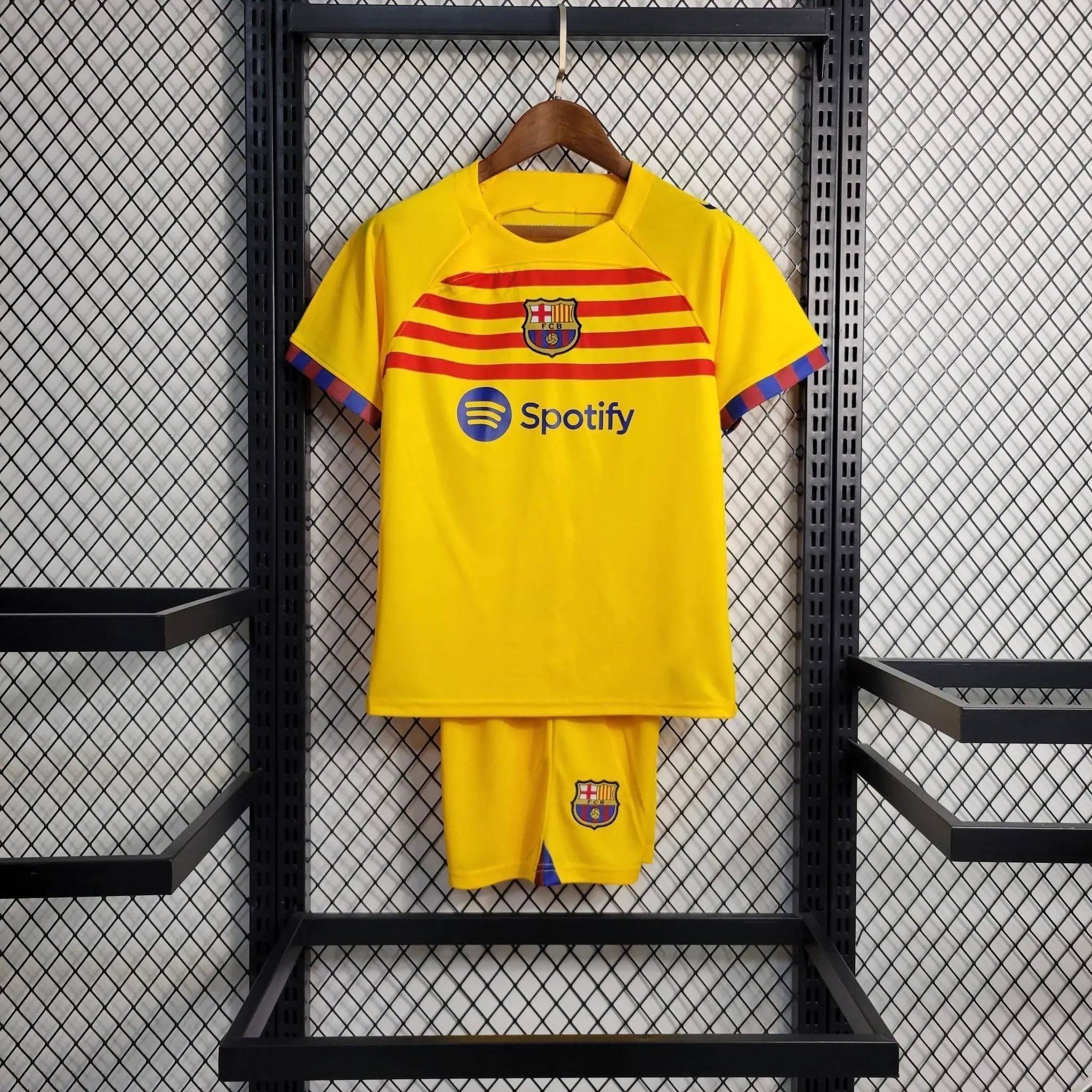 FC Barcelone fourth away ensemble Enfant 2023 2024 L'Univers Du Maillot