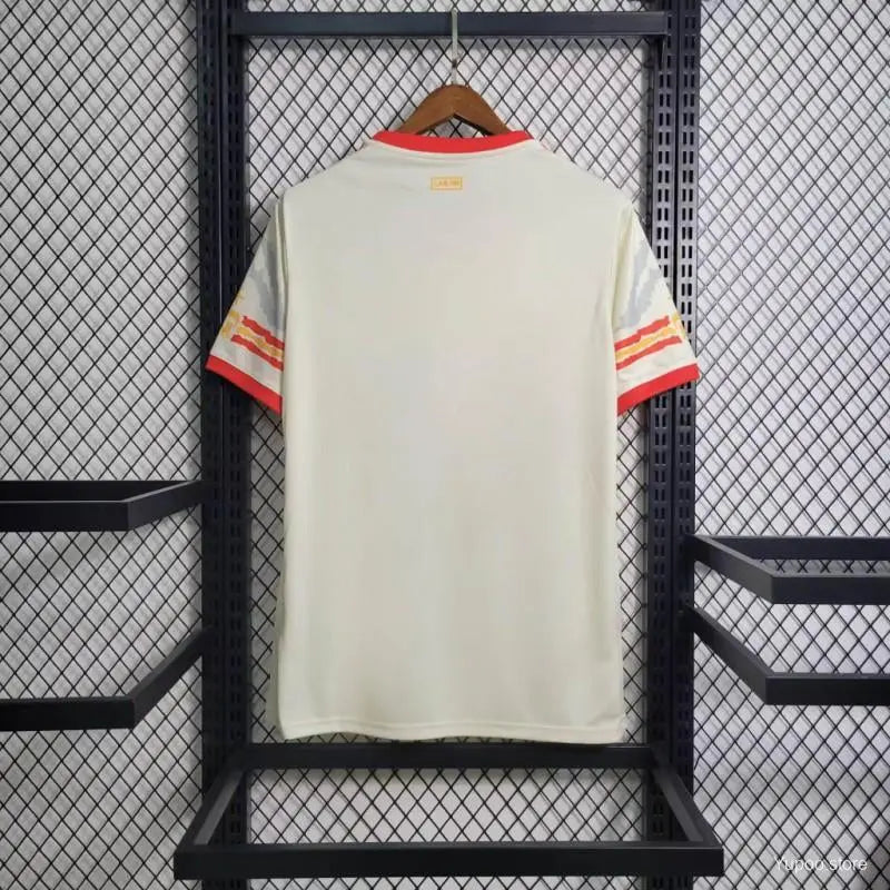 Cruzeiro maillot Édition spéciale Beige-Rouge 2023 2024 L'Univers Du Maillot