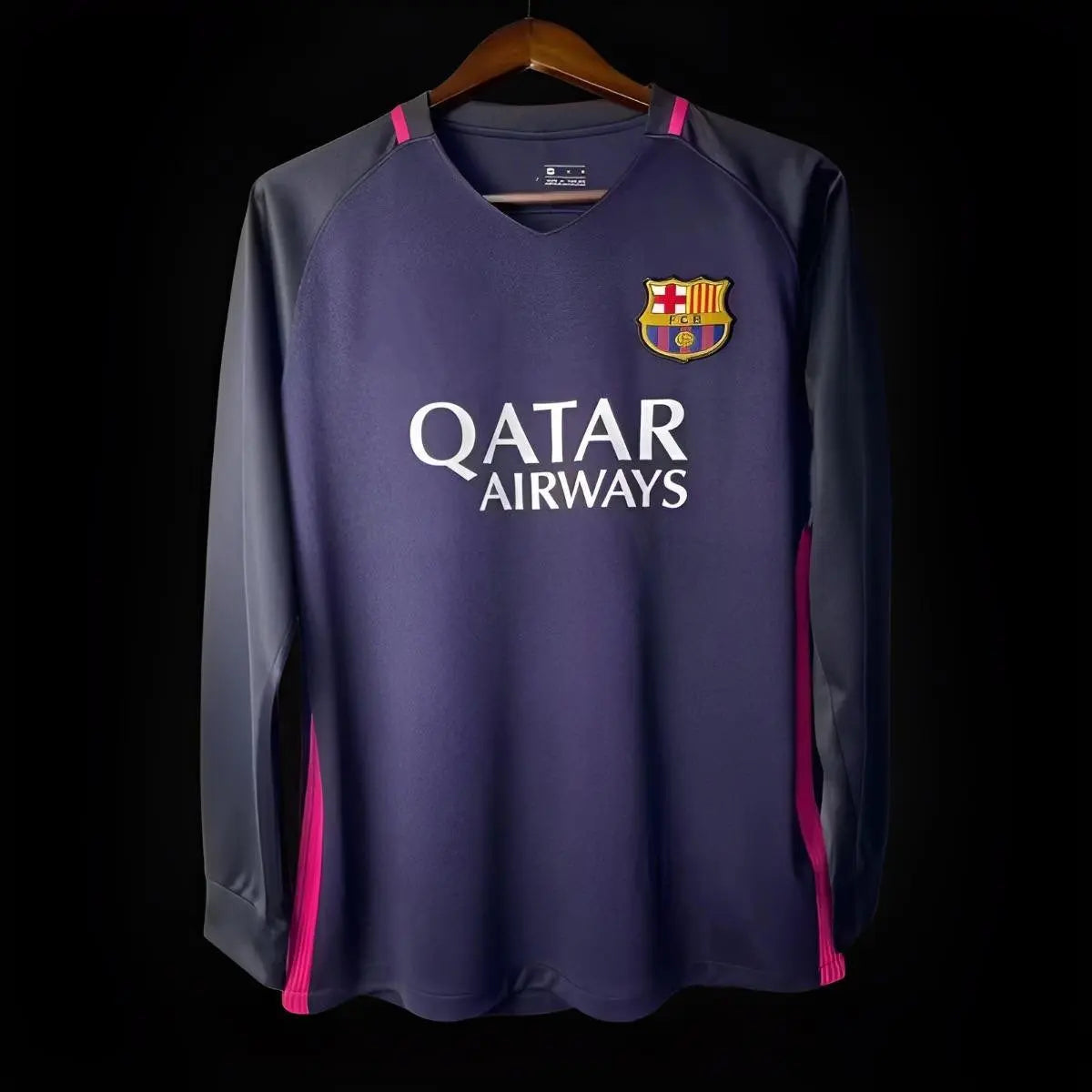 FC Barcelone maillot extérieur Rétro Manches Longues 2016 2017 L'Univers Du Maillot