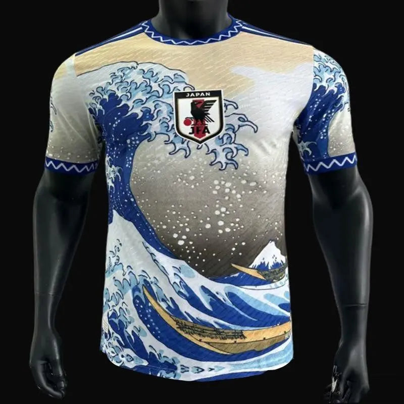 Japon maillot Édition « La Grande Vague de Kanagawa » 2023 2024 L'Univers Du Maillot