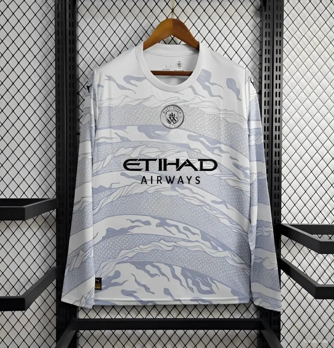 Maillot 24/25 Manchester City Puma Dragon Blanc Long L'Univers Du Maillot