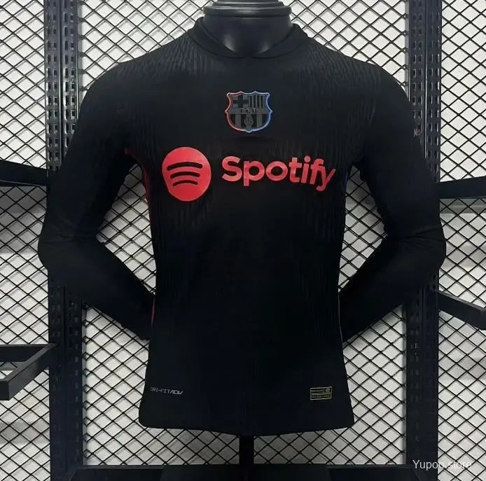 Maillot 24/25 Barcelone Noir Manches Longues L'Univers Du Maillot