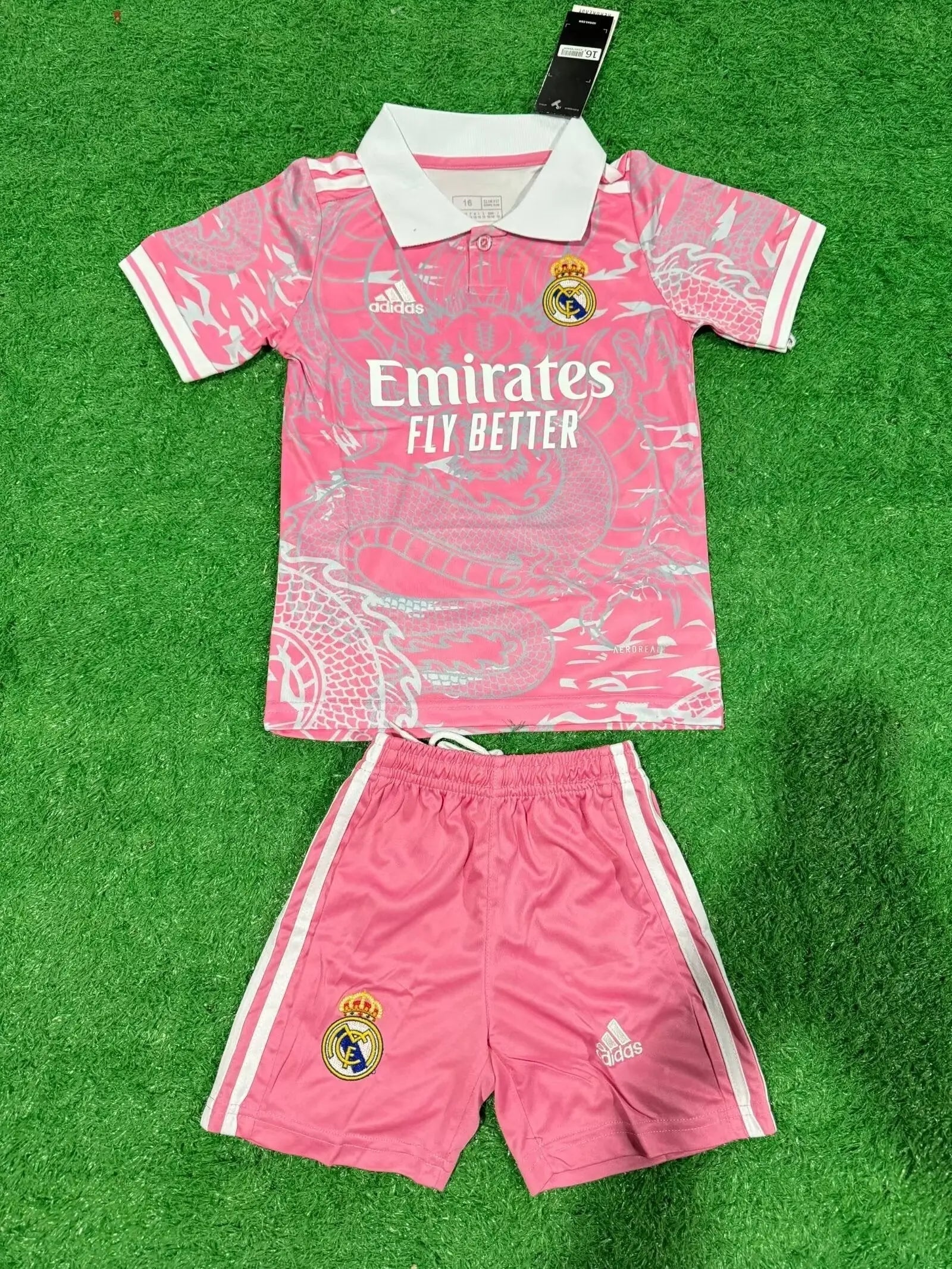 24/25 Ensemble Enfant Real Madrid Rose L'Univers Du Maillot