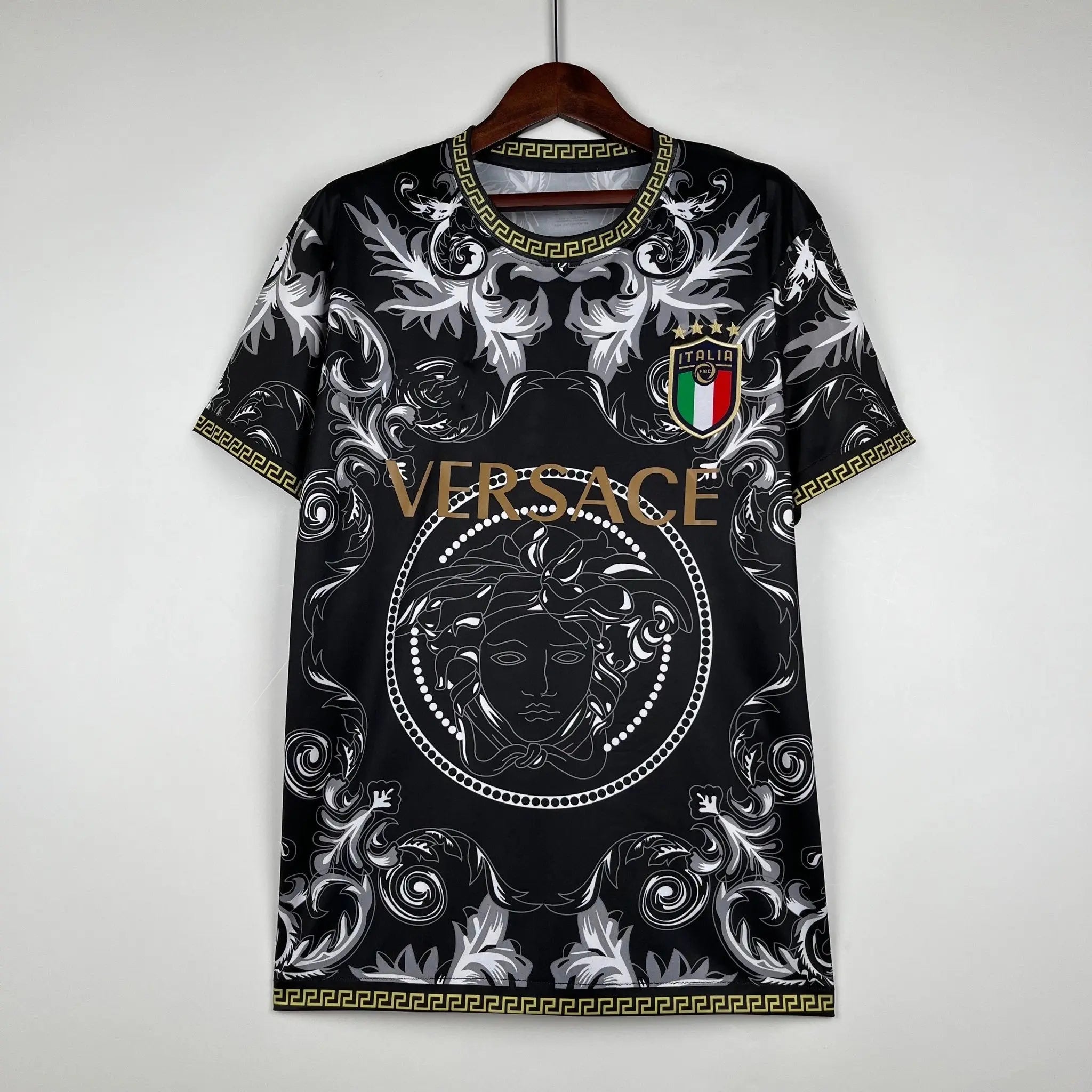 Italie x Versace Concept Noir 2023/2024 L'Univers Du Maillot