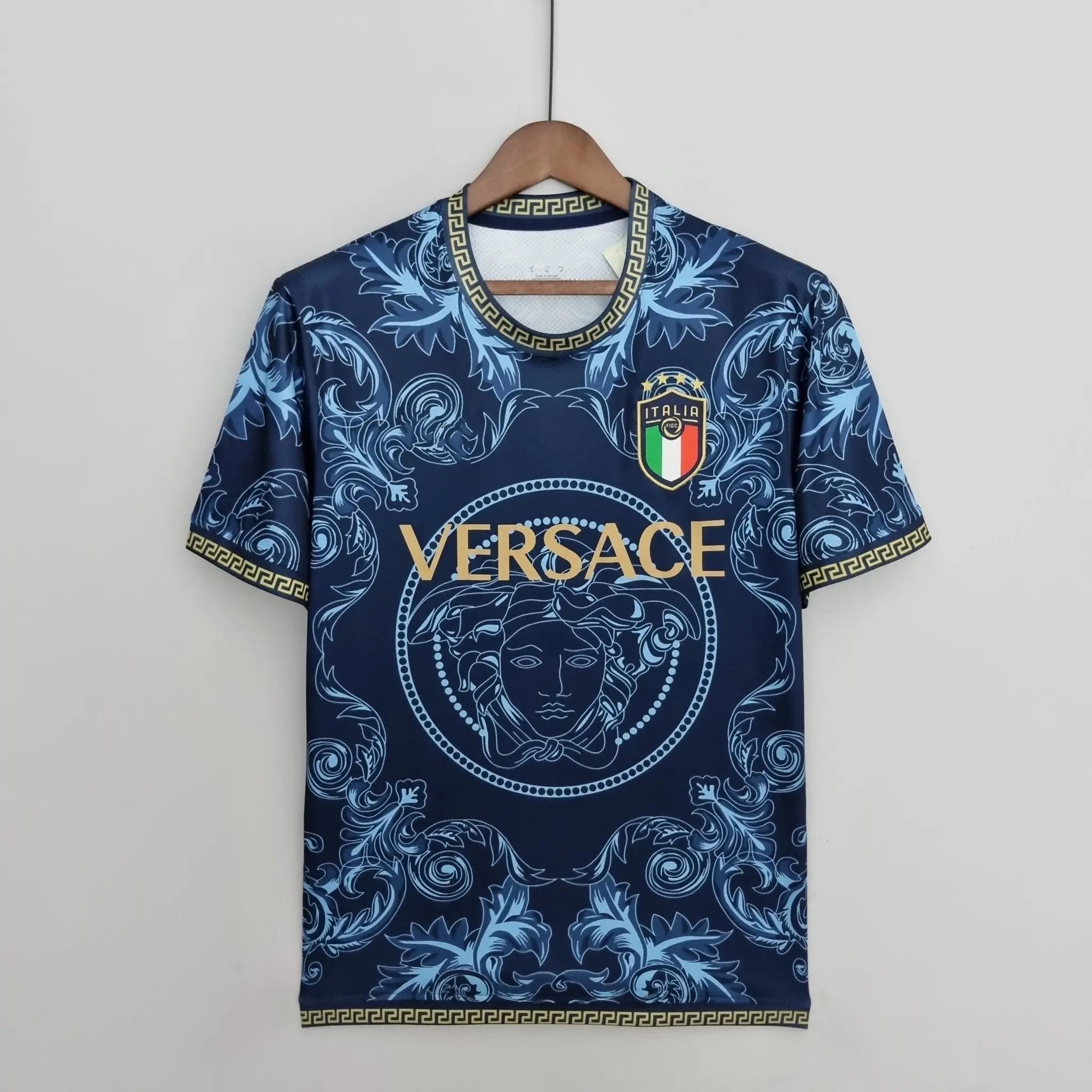 Italy Concept Bleu & Doré 2023 2024 L'Univers Du Maillot