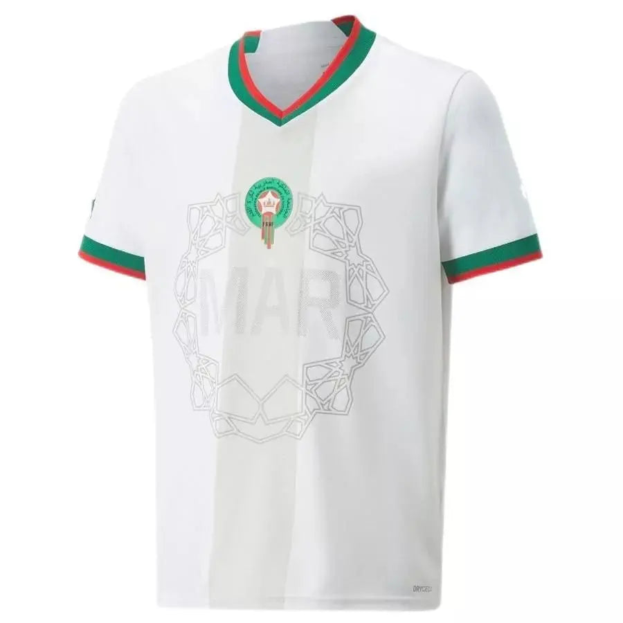 Maroc maillot Coupe Du Monde Blanc 2022 L'Univers Du Maillot