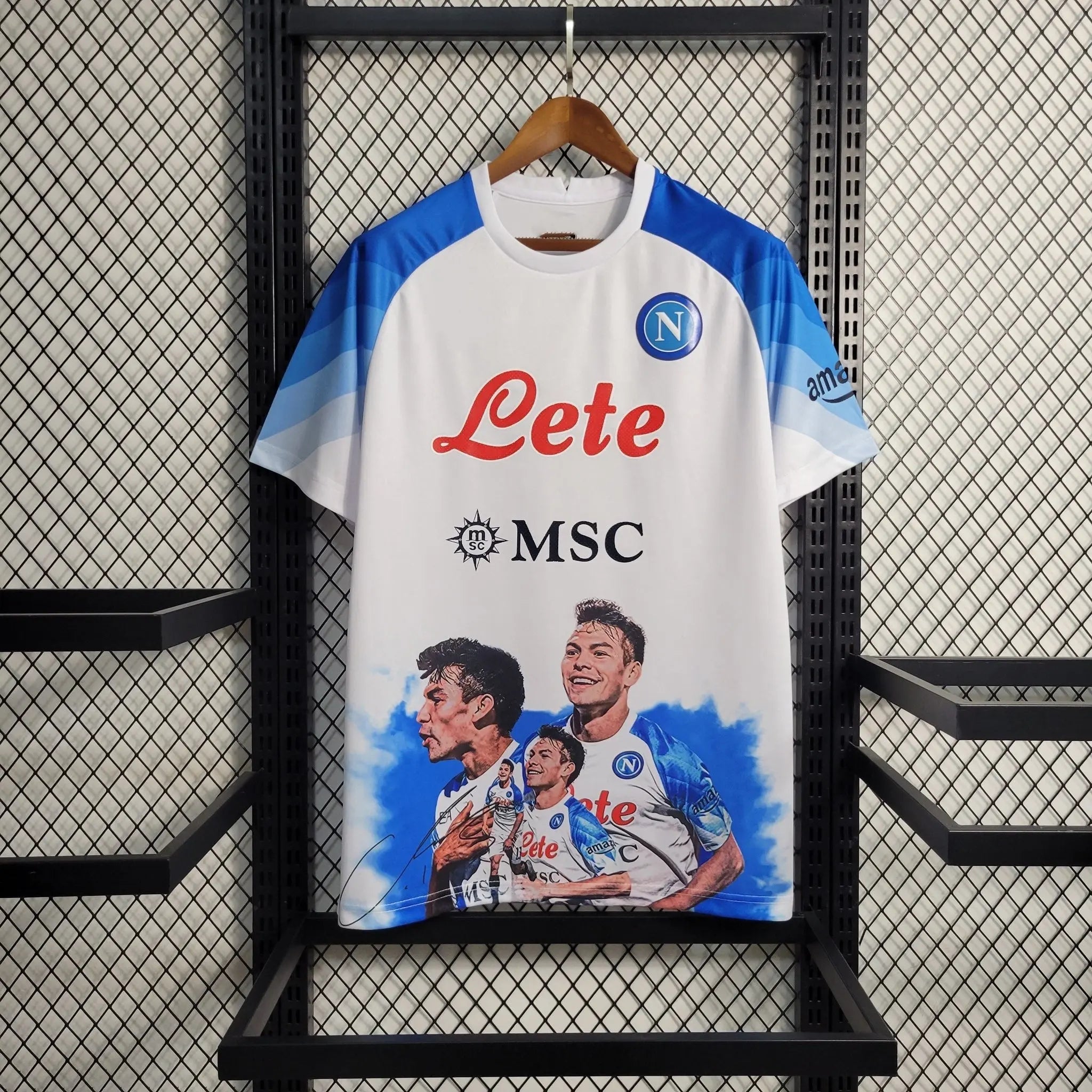 Naples maillot Édition Champions Blanc 2023 2024 L'Univers Du Maillot