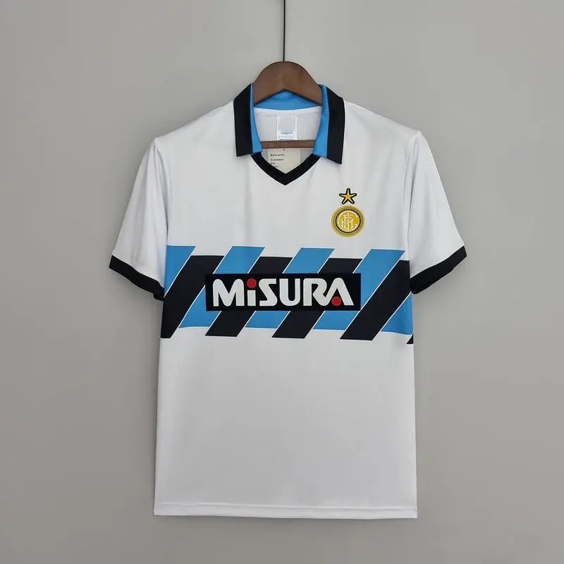 Inter Milan away maillot Retro 1990 1991 L'Univers Du Maillot