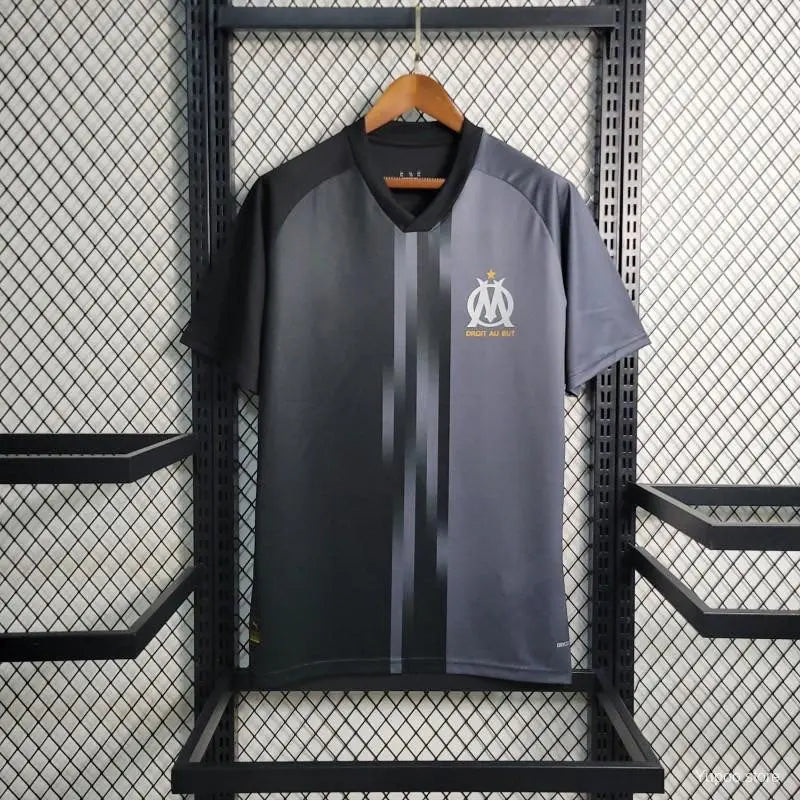 Olympique de Marseille maillot entraînement Totalement Noir 2023 2024 L'Univers Du Maillot