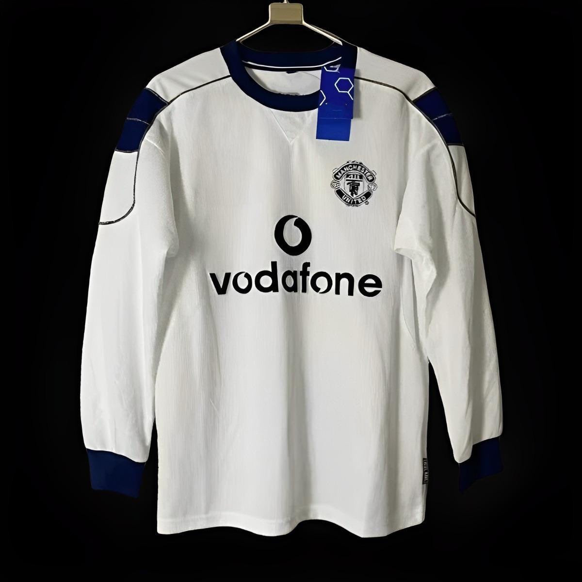 Manchester United maillot extérieur Rétro Manches Longues 2000 2001 L'Univers Du Maillot