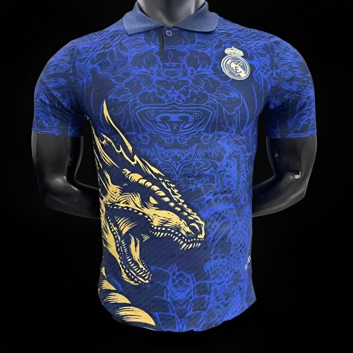 Real Madrid maillot Édition spéciale Dragon Bleu version Player 2023/2024 L'Univers Du Maillot