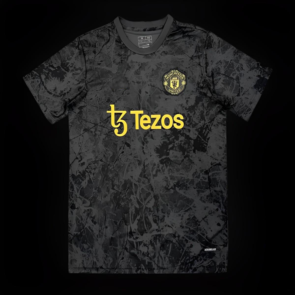 Manchester United maillot PRE-MATCH Noir 2023 2024 L'Univers Du Maillot