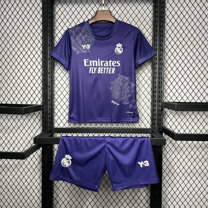 24/25 Ensemble Enfant Real Madrid Violet L'Univers Du Maillot